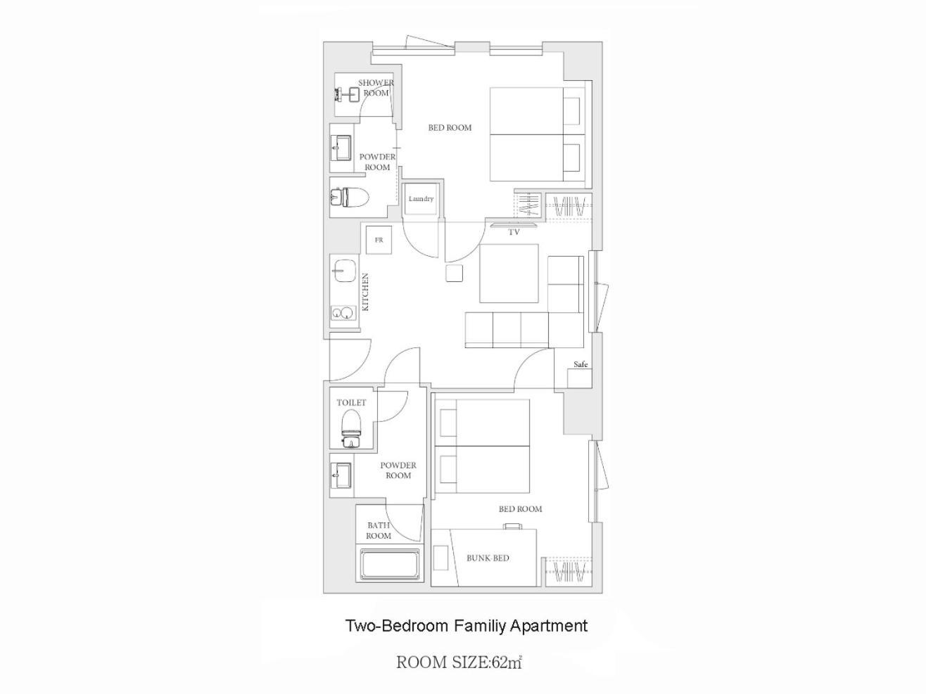 Two-Bedroom Family Suite