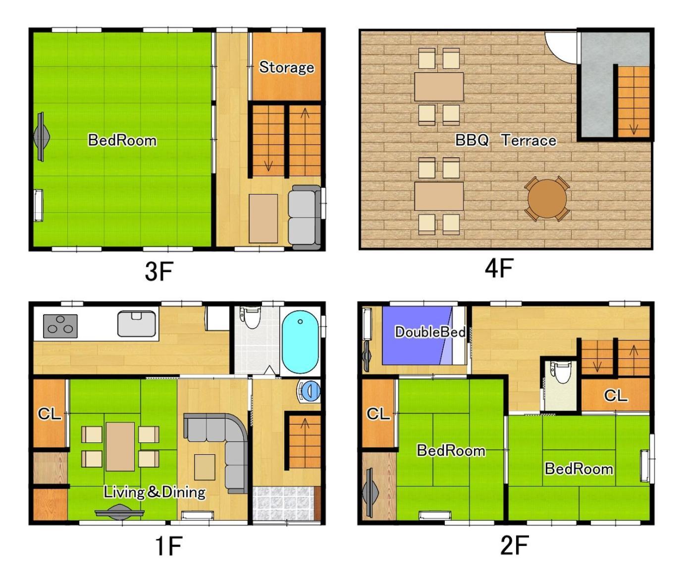 Three-Bedroom Apartment