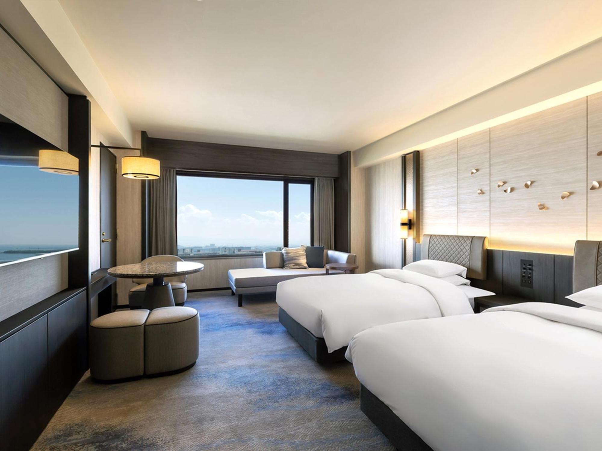 Renovated Deluxe Twin Room with Sea View - Non-Smoking