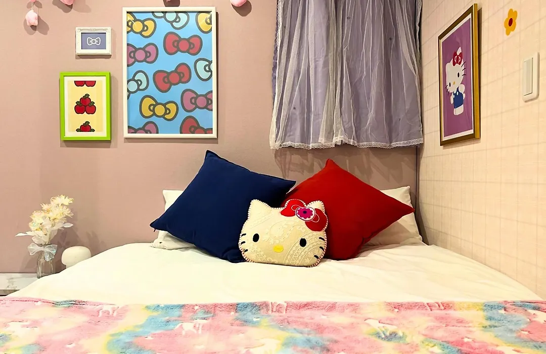 Usj 2 Stops, Umeda&Dotonbori 8Mins, Pop&Cute Theme Sv2-1