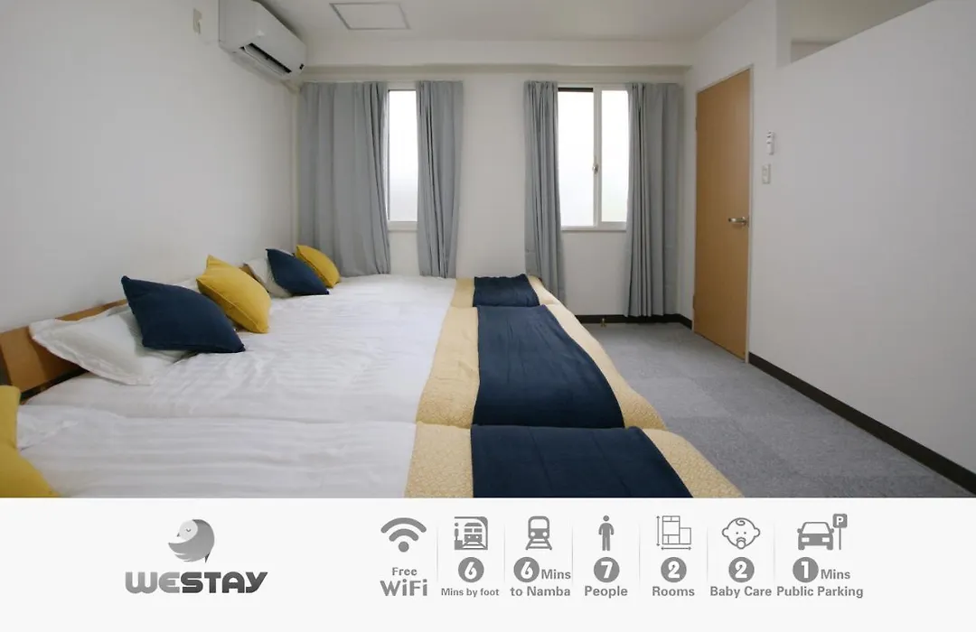 No 206 Westay Designers House 6 Mins To Shinsaibashi-1