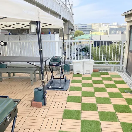 大阪西九条stay屋上bbq可-3
